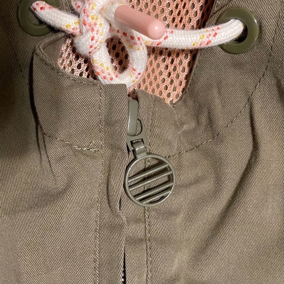 MARINE LAYER  Tacoma Anorak Utility Jacket Women's Oversized Small Green Hooded - Picture 8 of 16